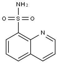 キノリン-8-スルホンアミド 化学構造式
