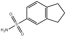 2,3-二氢-1H-茚-5-磺酰胺, 35203-93-1, 结构式