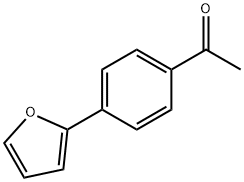 1-[4-(2-フリル)フェニル]エタノン 化学構造式