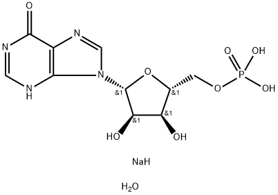 5μ-Inosinic  acid  hydrate  disodium  salt,  I-5μ-P,  IMP,  Inosinic  Acid Struktur