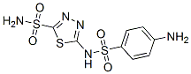 1,3,4-Thiadiazole-2-sulfonamide, 5-(((4-aminophenyl)sulfonyl)amino)- Structure