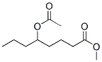 5-(アセチルオキシ)オクタン酸メチル 化学構造式