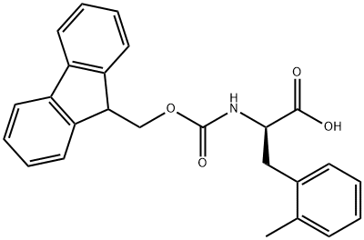 FMOC-D-2-メチルフェニルアラニン 化学構造式