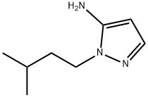 1-异戊基-1H-吡唑-5-胺 结构式