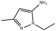 1-乙基-3-甲基-1H-吡唑-5-胺 结构式