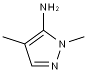 1,4-二甲基-1H-吡唑-5-胺 结构式