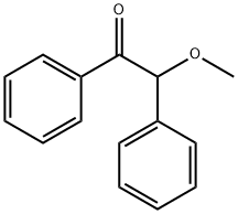 ベンゾインメチルエーテル 化学構造式
