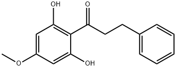 1-(2,6-dihydroxy-4-methoxyphenyl)-3-phenylpropan-1-one, 35241-55-5, 结构式