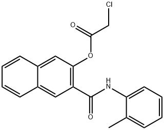 NAPHTHOL AS-D CHLOROACETATE Structure