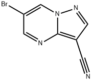 6-溴吡唑并[1,5-A]-3-氰基嘧啶, 352637-44-6, 结构式