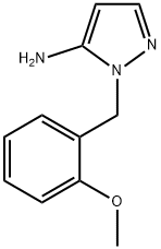 2-(2-甲氧基-苄基)-2H-3-氨基吡唑 结构式