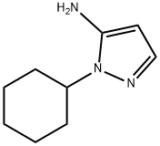 1-环己基-1H-吡唑-5-胺 结构式