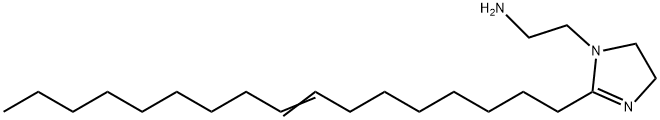 2-[2-[(E)-十七碳-8-烯基]-4,5-二氢咪唑-1-基]乙胺 结构式