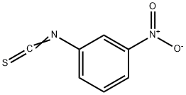3-硝基异硫氰酸苯酯, 3529-82-6, 结构式