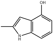 4-Hydroxy-2-methylindole Struktur