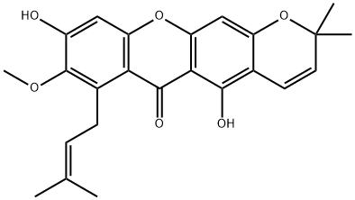 氧杂蒽酮 I 结构式