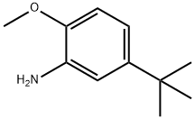 2-氨基-4-叔丁基苯甲醚 结构式