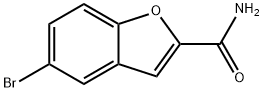 5-溴苯并呋喃-2-甲酰胺, 35351-21-4, 结构式