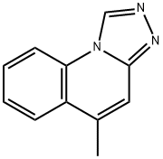 5-メチル[1,2,4]トリアゾロ[4,3-a]キノリン 化学構造式