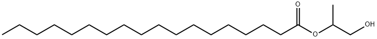 Octadecanoic acid 2-hydroxy-1-methylethyl ester Struktur