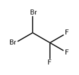 1,1-DIBROMO-2,2,2-TRIFLUOROETHANE Struktur