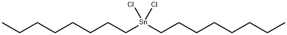 DI-N-OCTYLTIN DICHLORIDE Structure