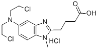 ベンダムスチン塩酸塩 化学構造式
