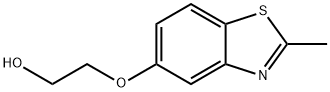 Ethanol, 2-[(2-methyl-5-benzothiazolyl)oxy]- (9CI) Structure