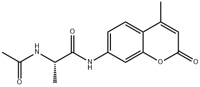乙酰化-L-丙氨酸-AMC, 355137-87-0, 结构式