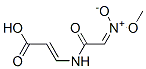 (E)-3-[[(メチル-aci-ニトロ)アセチル]アミノ]プロペン酸 化学構造式