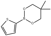 2-噻吩硼酸新戊二醇酯 结构式