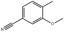 3-甲氧基-4-甲基苯腈, 3556-60-3, 结构式