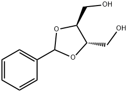 (4S)-2-フェニル-1,3-ジオキソラン-4β,5α-ジメタノール 化学構造式