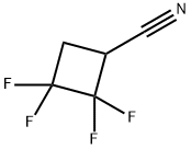 1-氰基-2,2,3,3-四氟环丁烷 结构式