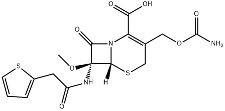 头孢西丁, 35607-66-0, 结构式