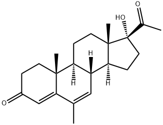 甲地孕酮, 3562-63-8, 结构式