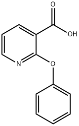 2-フェノキシ-3-ピリジンカルボン酸 化学構造式
