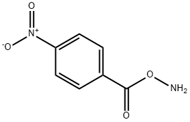 O-(4-ニトロベンゾイル)ヒドロキシルアミン 化学構造式