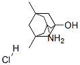 1-Hydroxy-3-amino-5,7-dimethyladamantane hydrochloride Structure
