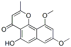2-メチル-5-ヒドロキシ-8,10-ジメトキシ-4H-ナフト[1,2-b]ピラン-4-オン 化学構造式