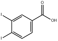 3,4-二碘苯甲酸 结构式