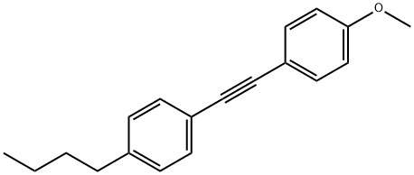 1-(4-N-BUTYLPHENYL)-2-(4-METHOXYPHENYL)ACETYLENE Structure