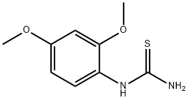 2,4-二甲氧基苯基硫脲 结构式