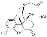 Naloxone hydrochloride  Struktur