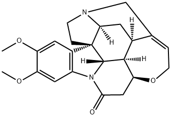 10,11-Dimethoxystrychnine Struktur