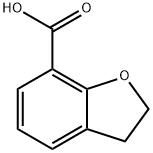 2,3-二氢苯并呋喃-7-羧酸, 35700-40-4, 结构式