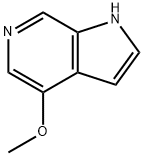 4-甲氧基-1H-吡咯并[2,3-C]吡啶 结构式