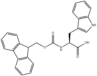 Fmoc-L-色氨酸 结构式