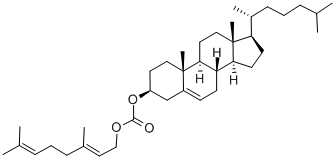 胆固醇牛龙牛儿基碳酸酯, 35750-35-7, 结构式