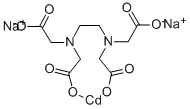 エチレンジアミン四酢酸二ナトリウムカドミウム 化学構造式